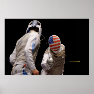 United States fencing Poster