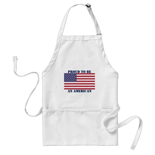 United States Flag Adult Apron (Front)