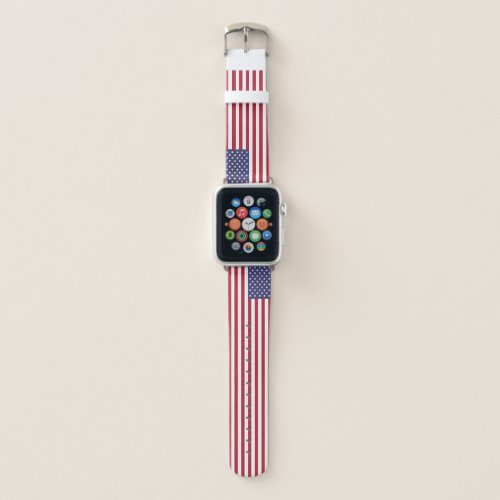 United States Flag Apple Watch Band