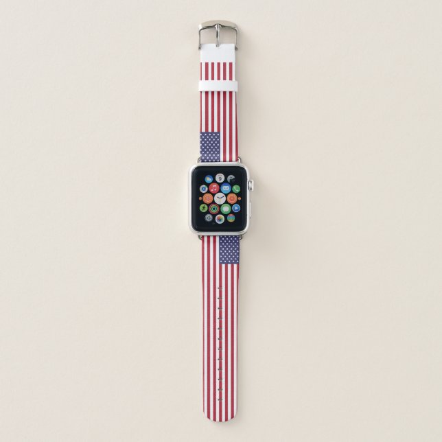 United States Flag Apple Watch Band (Front)