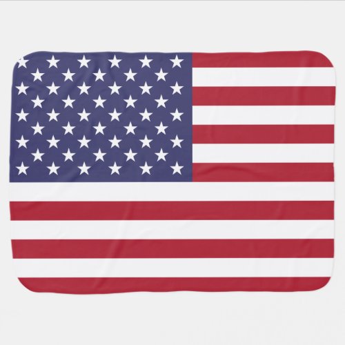 United States Flag Baby Blanket