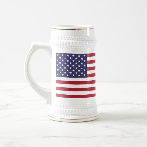 United States Flag Beer Stein