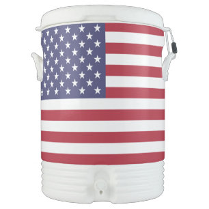 United States Flag Beverage Cooler