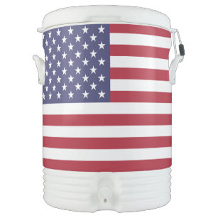 United States Flag Beverage Cooler