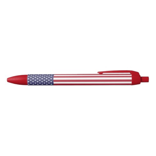 United States Flag Black Ink Pen