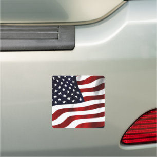 UNITED STATES FLAG CAR MAGNET