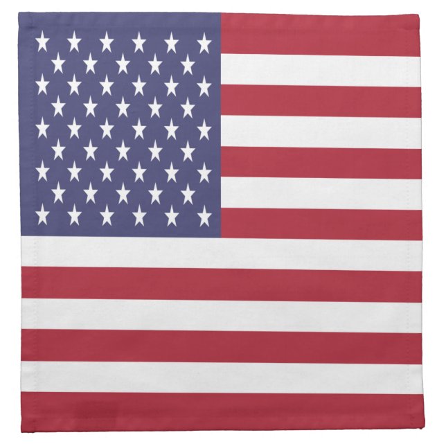 United States Flag Cloth Napkin (Front)
