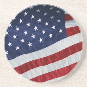 United States Flag Coaster by lynnsphotos at Zazzle