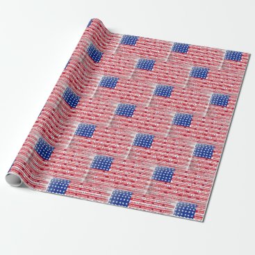 United States Flag design Wrapping Paper United States Flag design Wrapping Paper