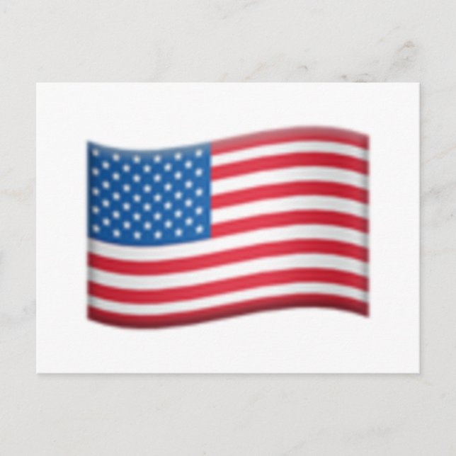 United States flag - Emoji Postcard (Front)