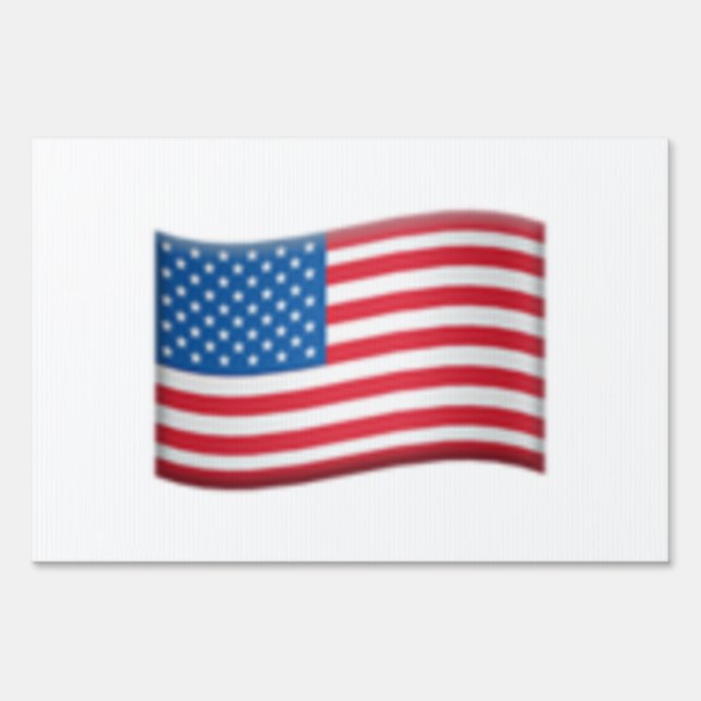 United States flag - Emoji Sign (Front)