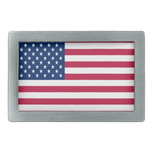United States Flag Independence Day Belt Buckle
