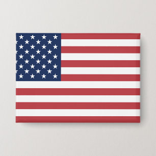 United States Flag Independence Day Button