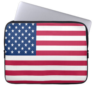United States Flag Independence Day Laptop Sleeve