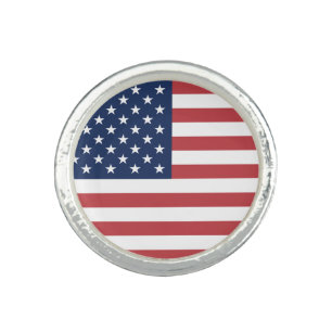 United States Flag Independence Day Ring