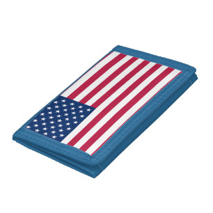 United States Flag Independence Day Tri-fold Wallet