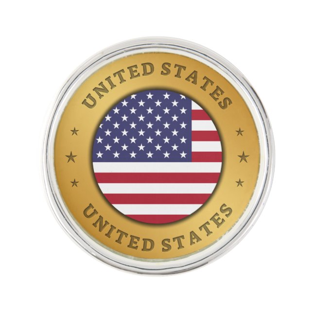 United States Flag Lapel Pin (Front)