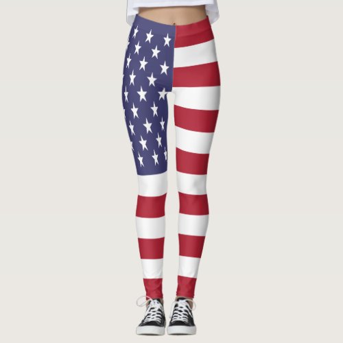 United States Flag Leggings