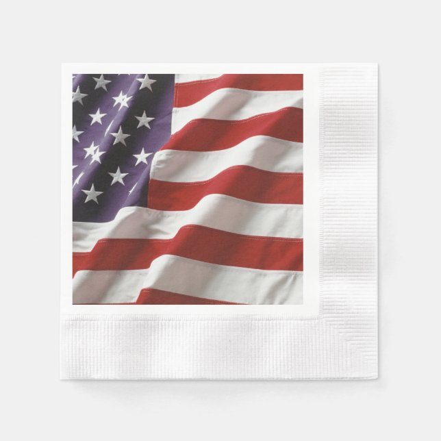 United States Flag Napkins (Front)