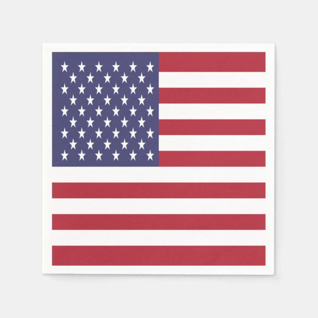 United States Flag Napkins (Front)