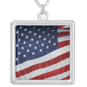 United States Flag Necklace