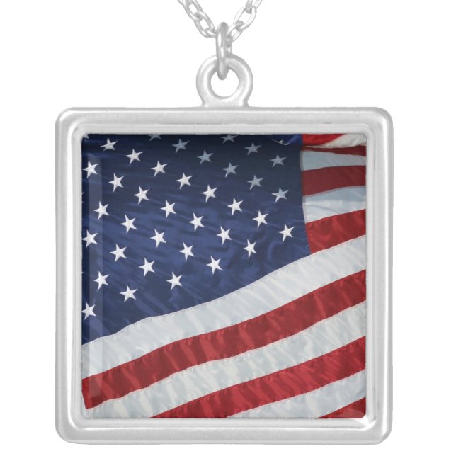 United States Flag Necklace (Front)