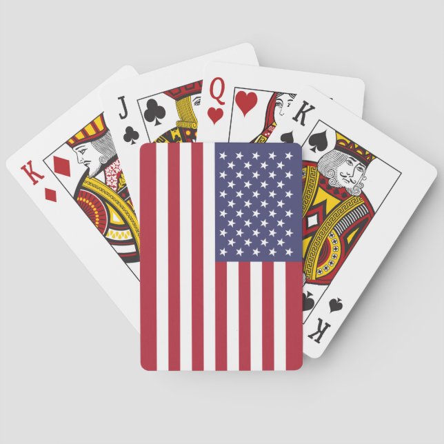 United States Flag Poker Cards (Back)