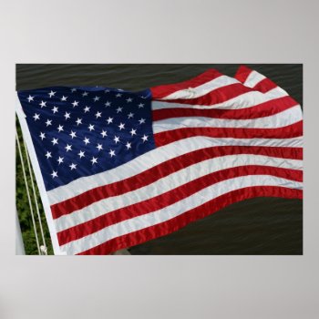 United States Flag Poster by lynnsphotos at Zazzle