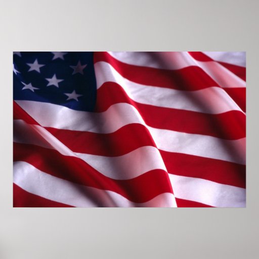 United States Flag Poster Print | Zazzle