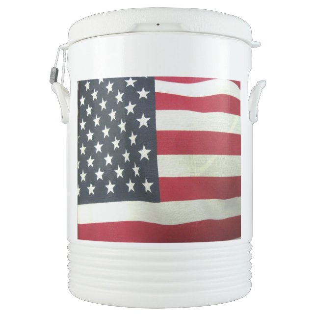 United States Flag Refreshment Cooler (Back)