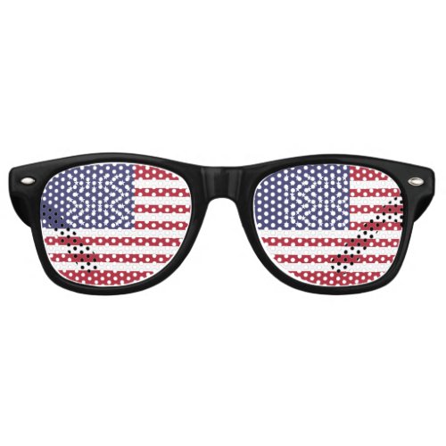 United States Flag Retro Sunglasses