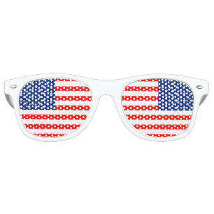 United States Flag Retro Sunglasses