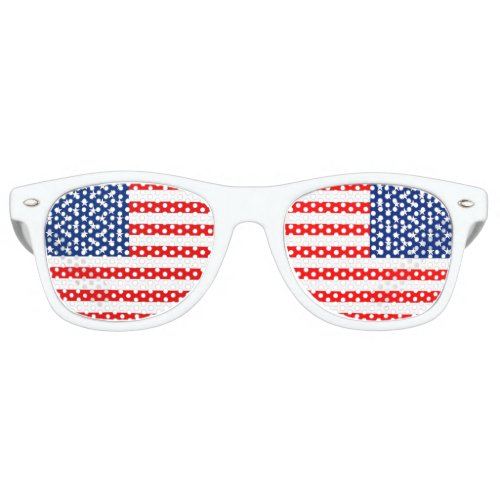 United States Flag Retro Sunglasses