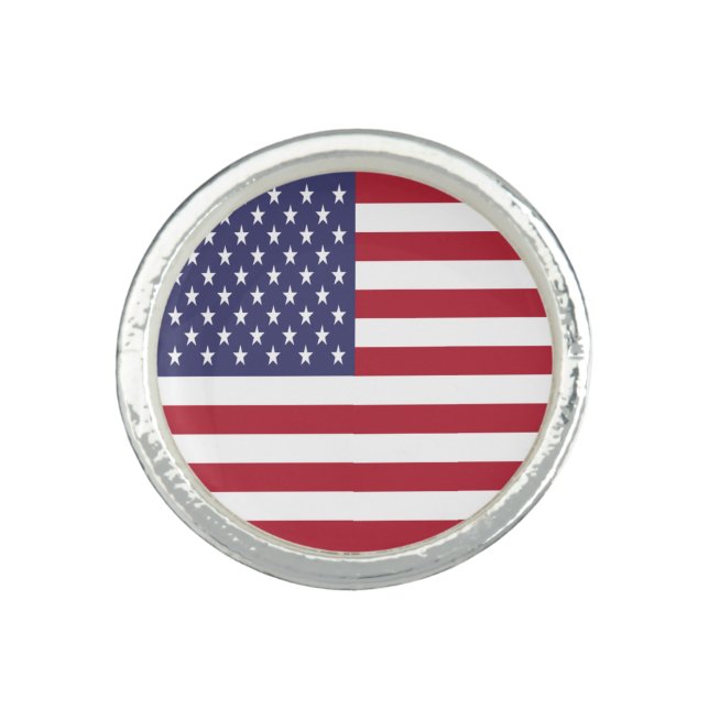 United States Flag Ring (Front)