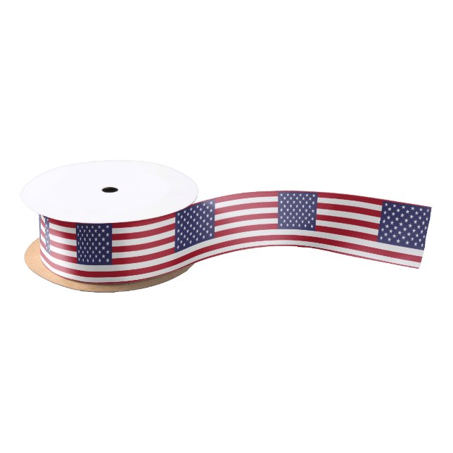 United States Flag Satin Ribbon (Spool)