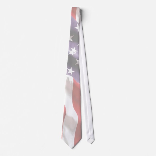 United States Flag Stars n Stripes Tie (Front)