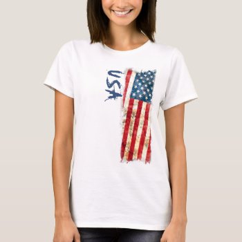 United States Flag T-shirt by RodRoelsDesign at Zazzle