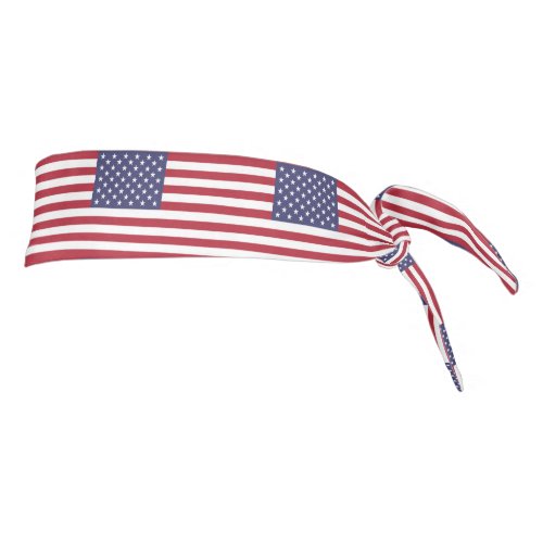 United States Flag Tie Headband