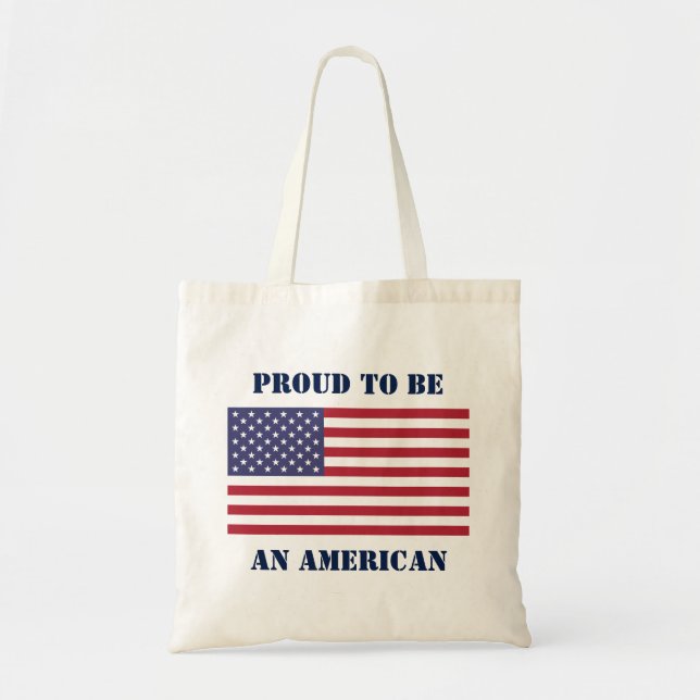 United States Flag Tote Bag (Front)