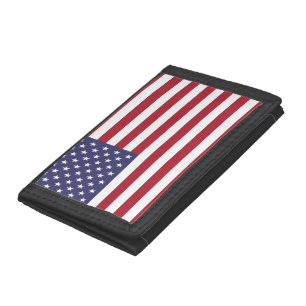 United States Flag Trifold Wallet
