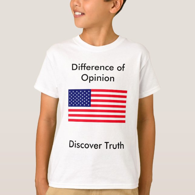 United States Flag  Truth The MUSEUM Zazzle Gifts T-Shirt (Front)