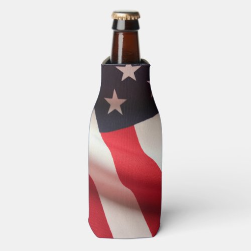 United States flag vertical Bottle Cooler