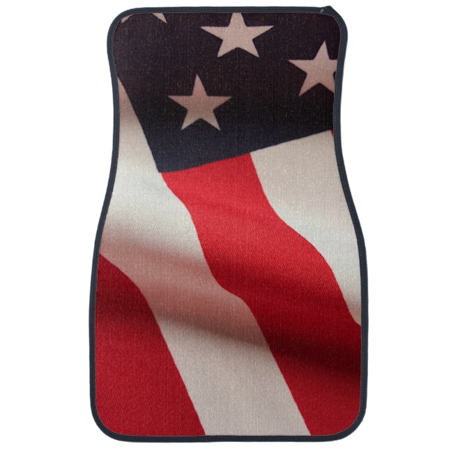 United States flag vertical Car Mat (Front)