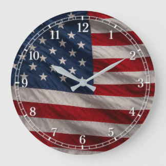 United States Flag Watch 2026 (New Design) Large Clock