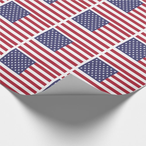 United States Flag Wrapping Paper