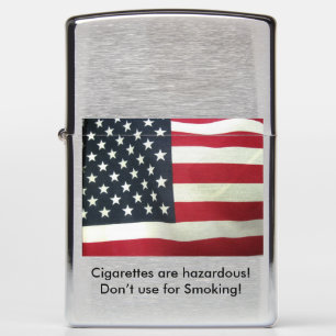 United States Flag Zippo Pocket Lighter