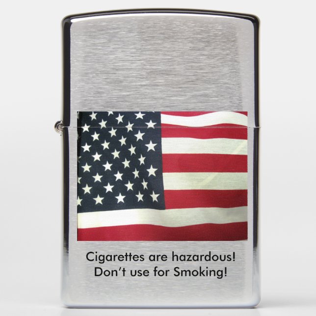 United States Flag Zippo Pocket Lighter (Front)