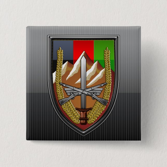 United States Forces Afghanistan Pinback Button (Front)
