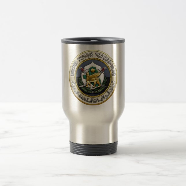 United States Forces - Iraq Travel Mug (Center)