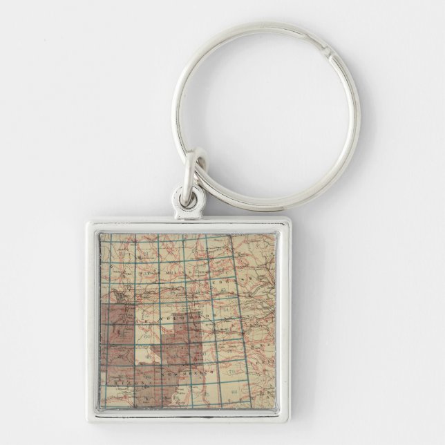 United States Geographical Surveys Keychain (Front)
